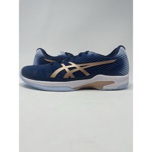 ASICS Solution Speed FF Blue Gold‎ Tennis Pickleball Shoes Women's Size 10 New
